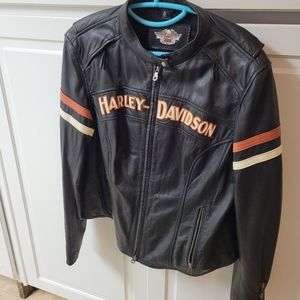 Women's XL Leather Harley Davidson Jacket